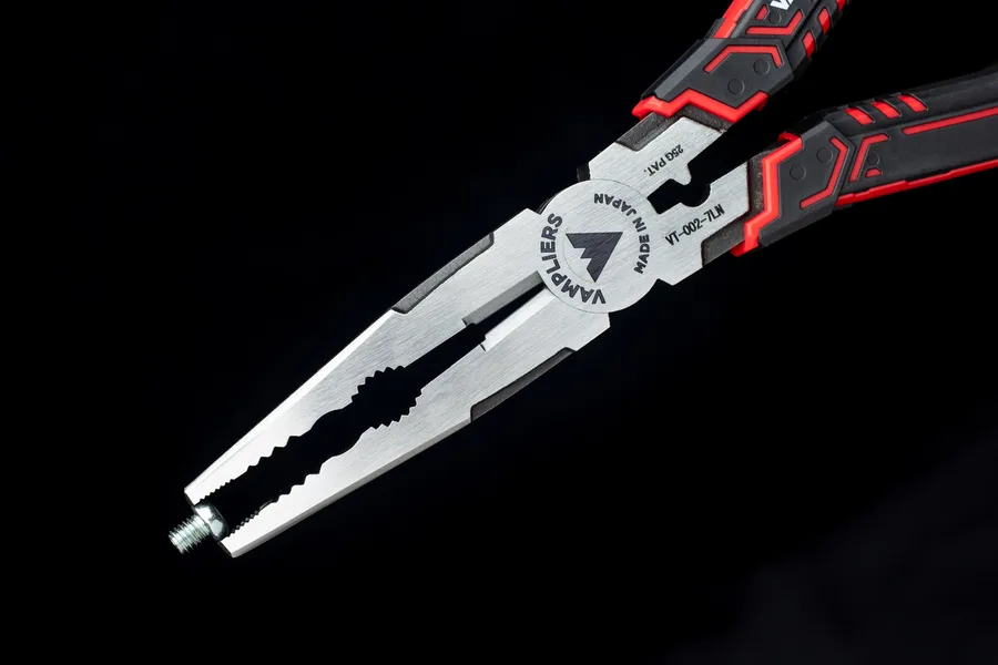 Vampliers CAIMAN 7.5″ MULTI-PURPOSE SCREW EXTRACTOR LONG NOSE PLIERS WITH CRIMPER | VT-002-7LN
